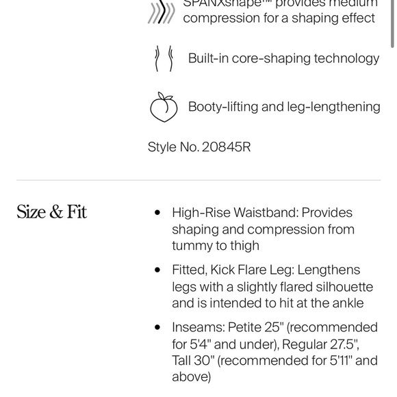 SPANX Light Blue Kick Flare Jeans - Picture 5 of 7